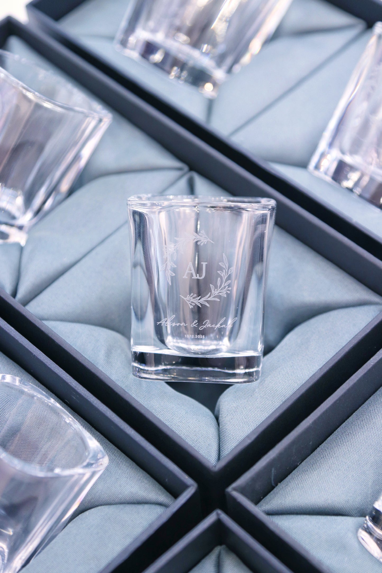 雕刻威士忌對杯 Personalized Shot glass
