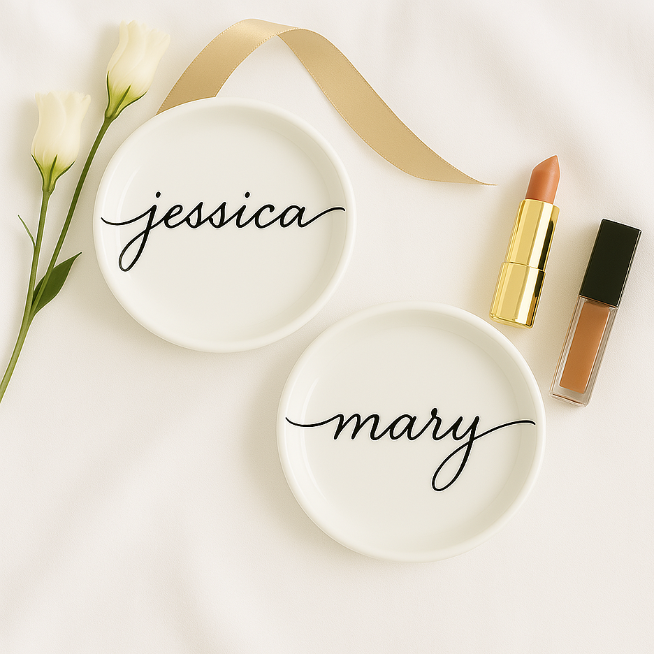 訂製陶瓷碟 Personalized Ceramic Plate - Wishe19