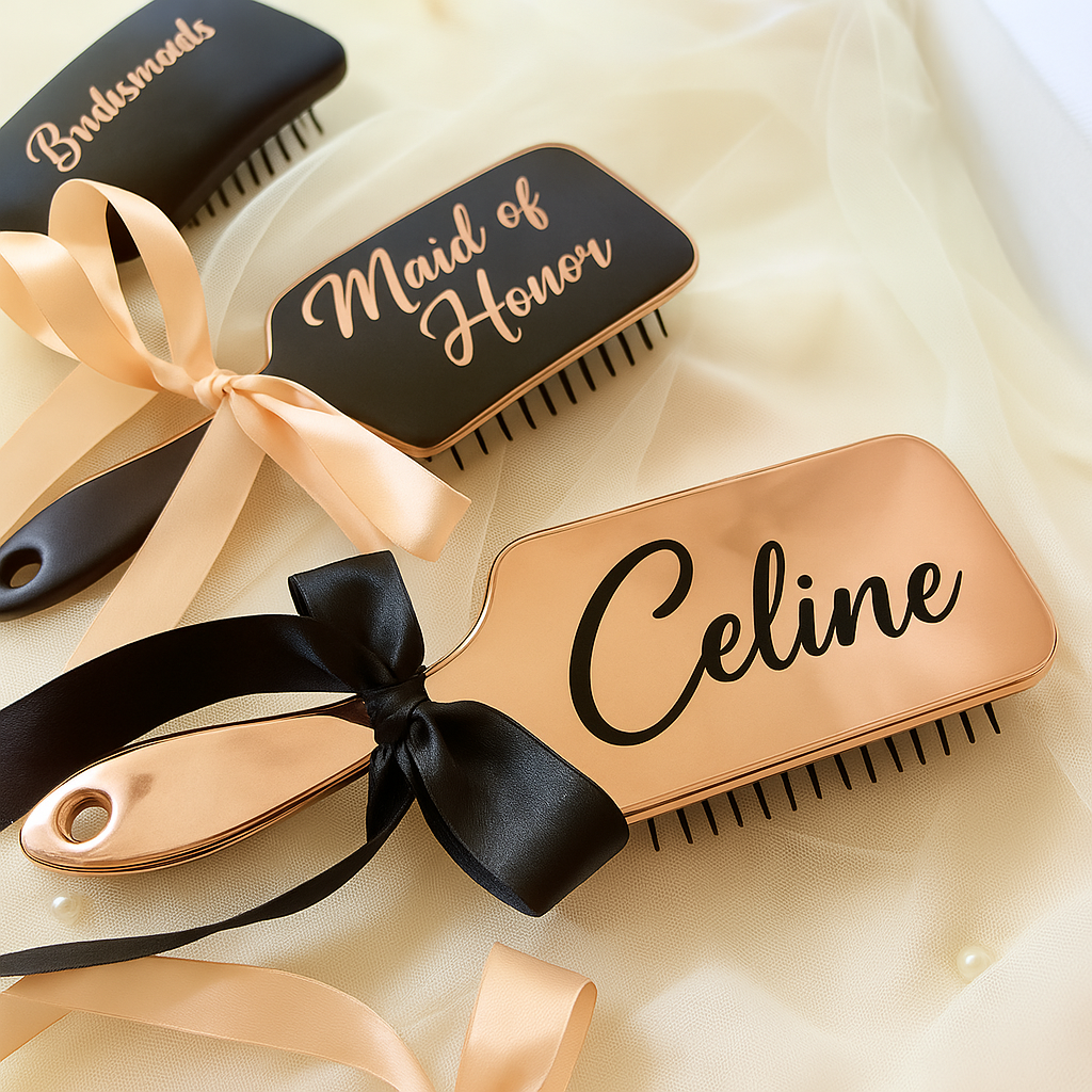 訂製空墊按摩梳 Custom Name Hair - Wishe19