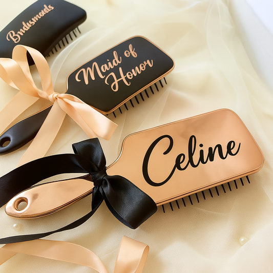 訂製空墊按摩梳 Custom Name Hair - Wishe19