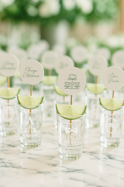 雕刻威士忌對杯 Personalized Shot glass - Wishe19