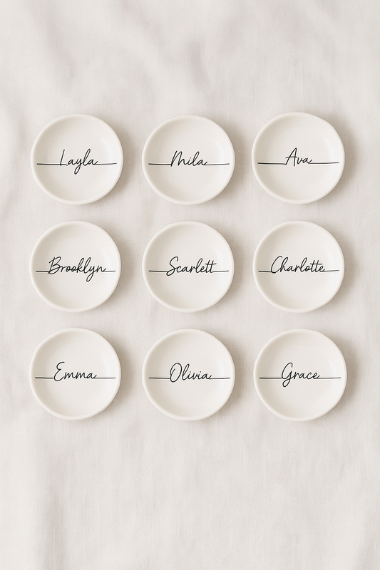 訂製陶瓷碟 Personalized Ceramic Plate - Wishe19