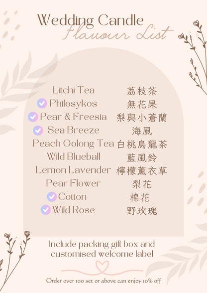 手工香薰蠟燭 Handcrafted Aromatherapy Candles - Wishe19
