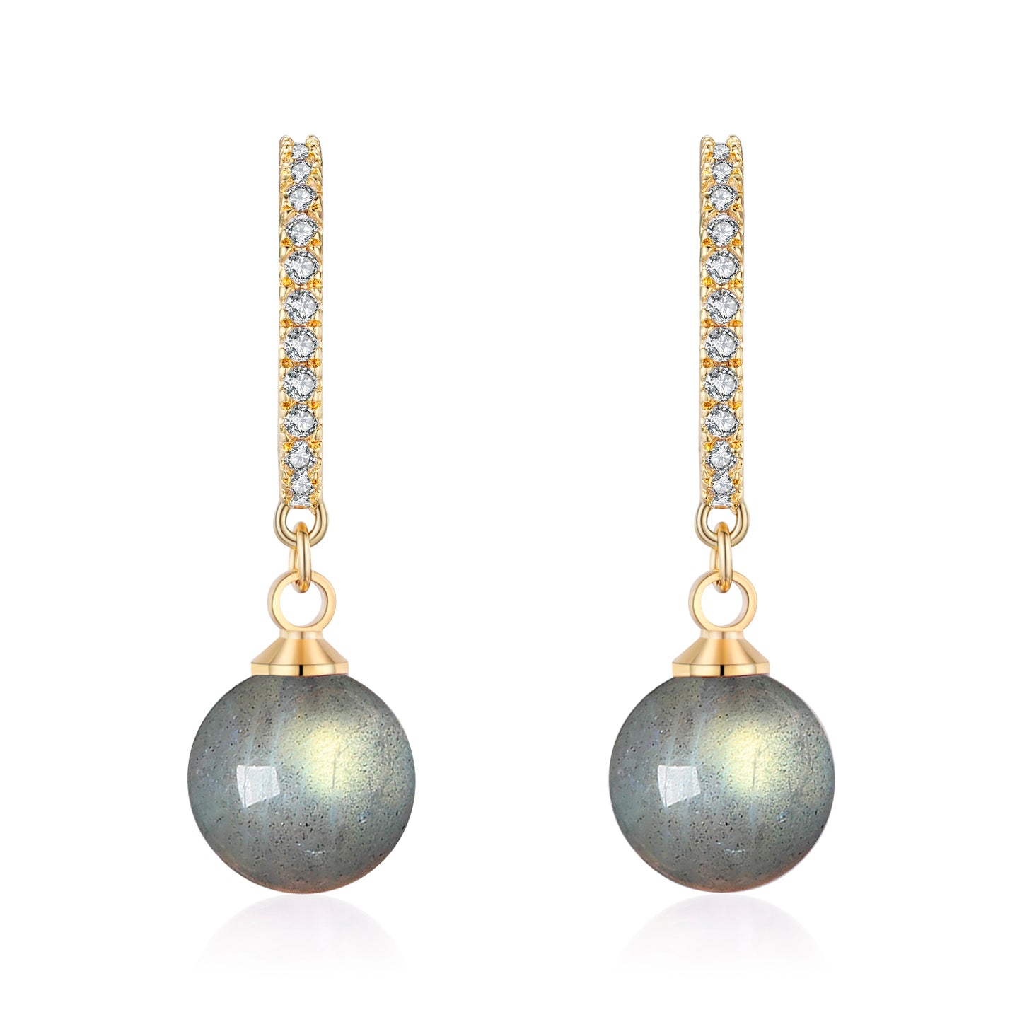 Labradorite earring