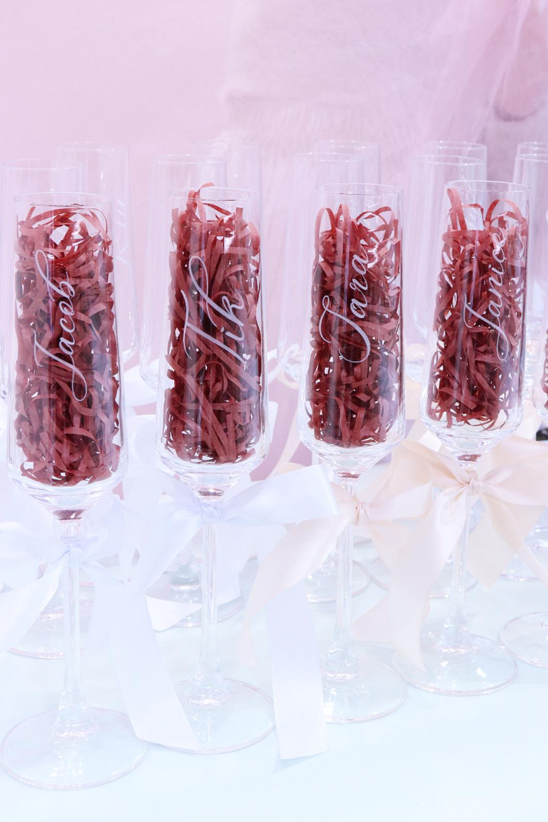 刻名水晶香檳杯 Personalized Engraved Champagne Glass