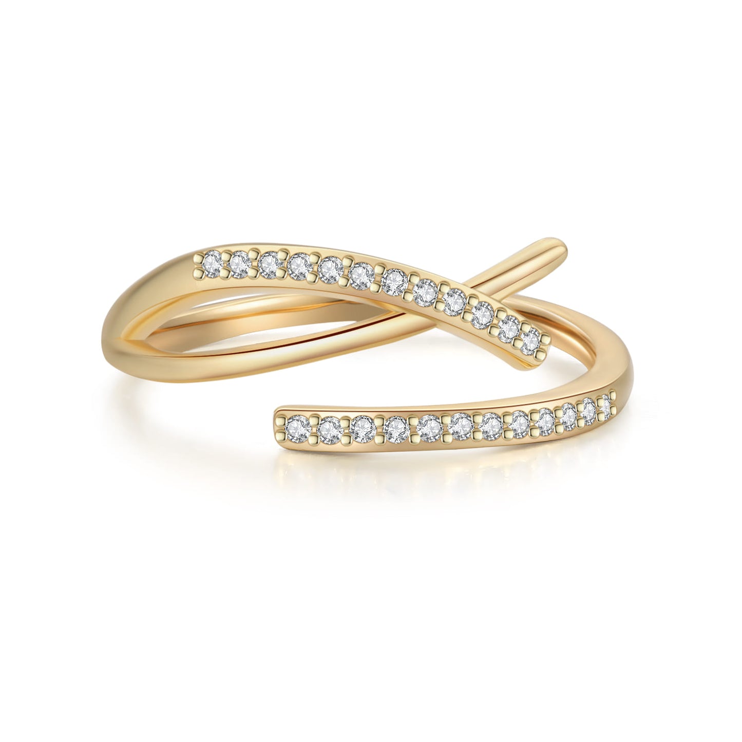 Cross Ring-Gold