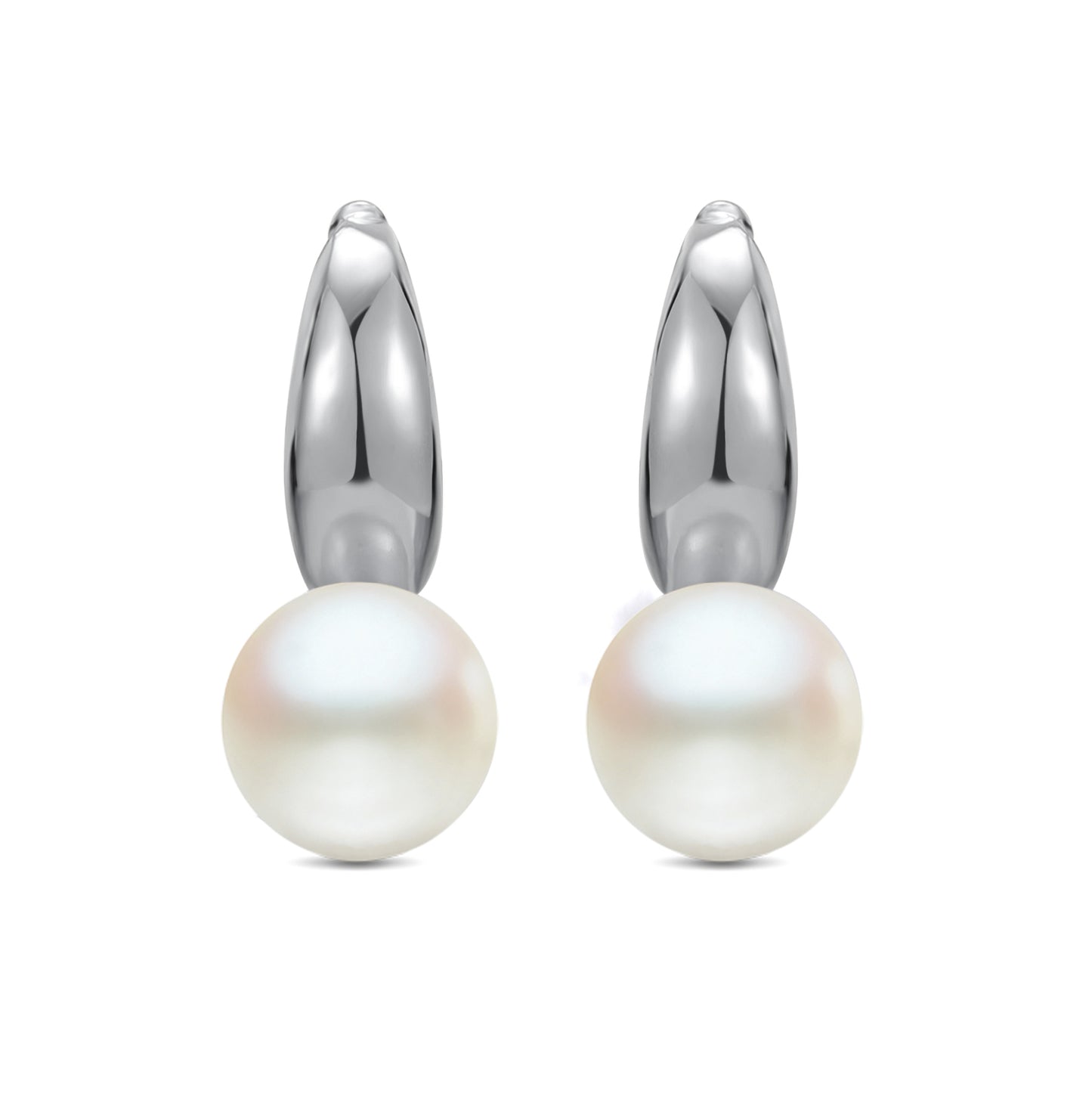 Mazie Pearl Earring-Silver