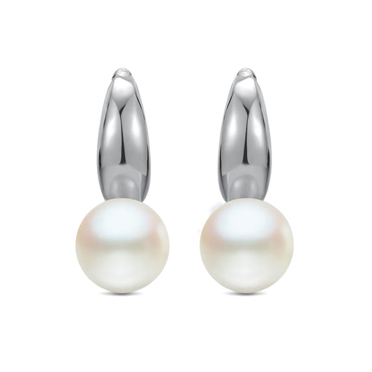 Mazie Pearl Earring-Silver