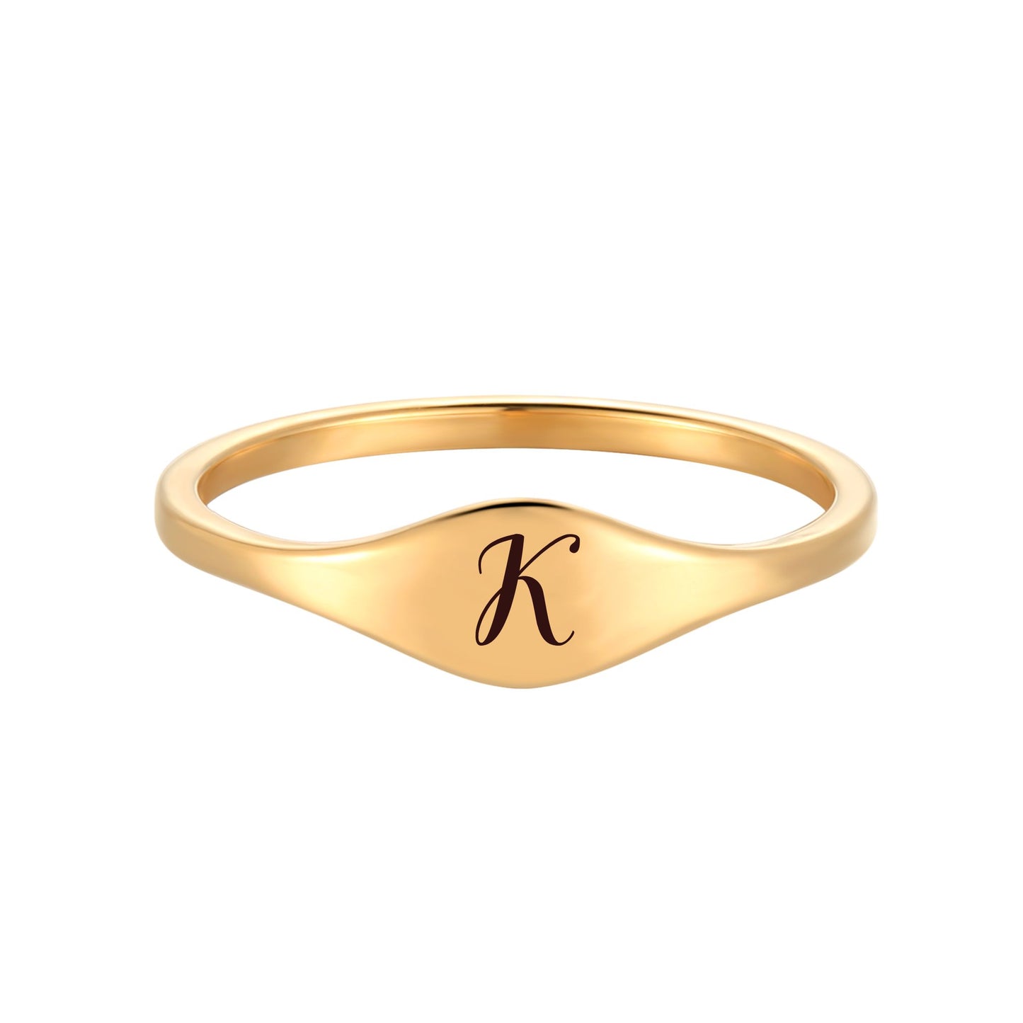 Personalized Letter Ring
