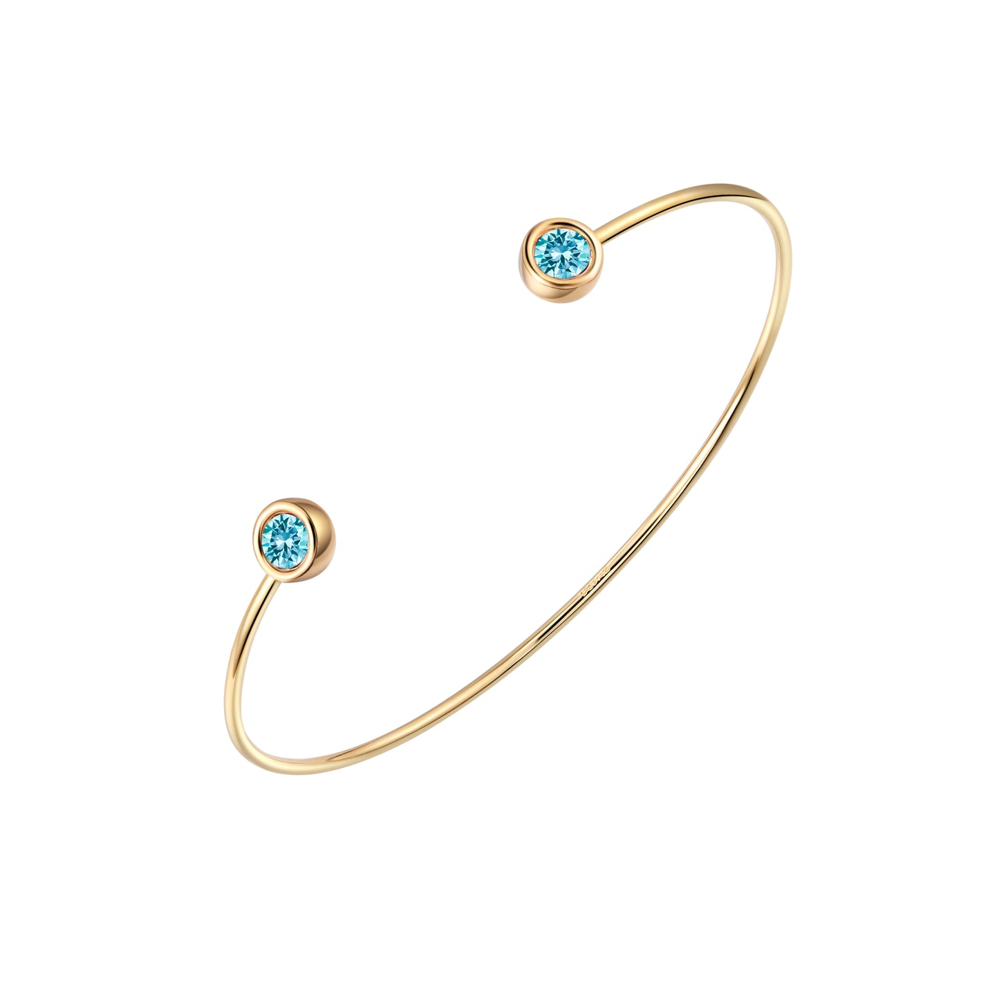 14KGF Birthstone Cuff